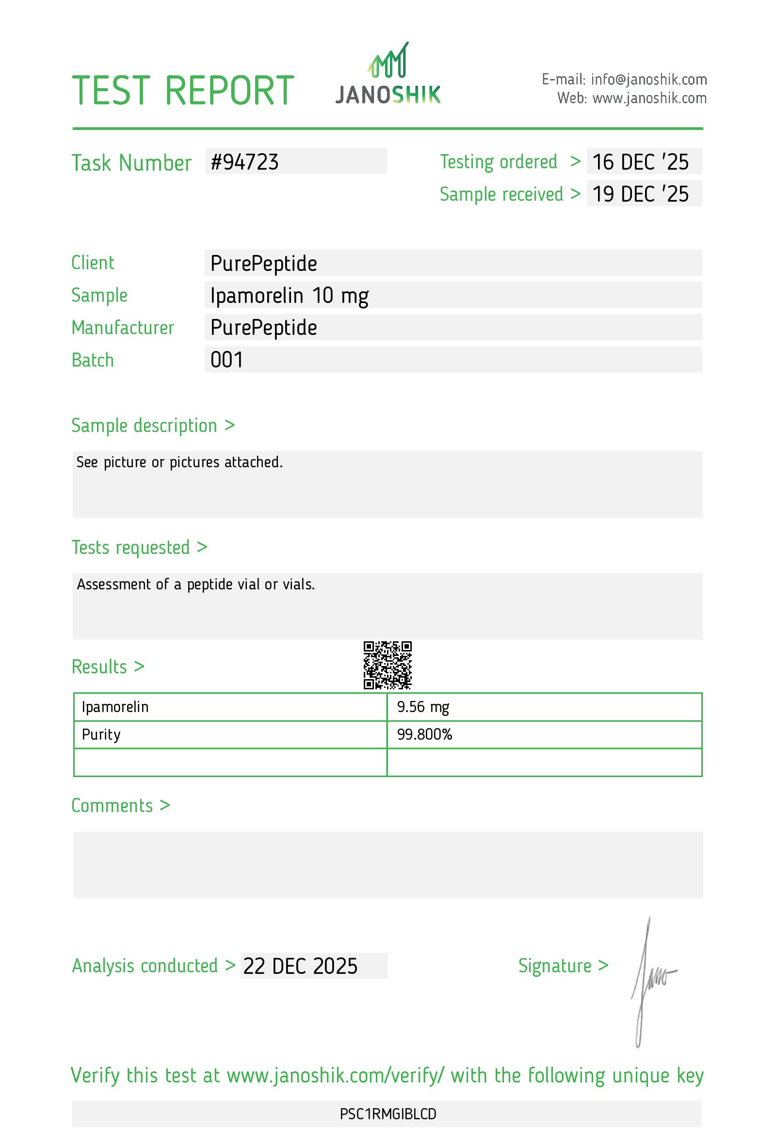 Ipamorelin 10 mg