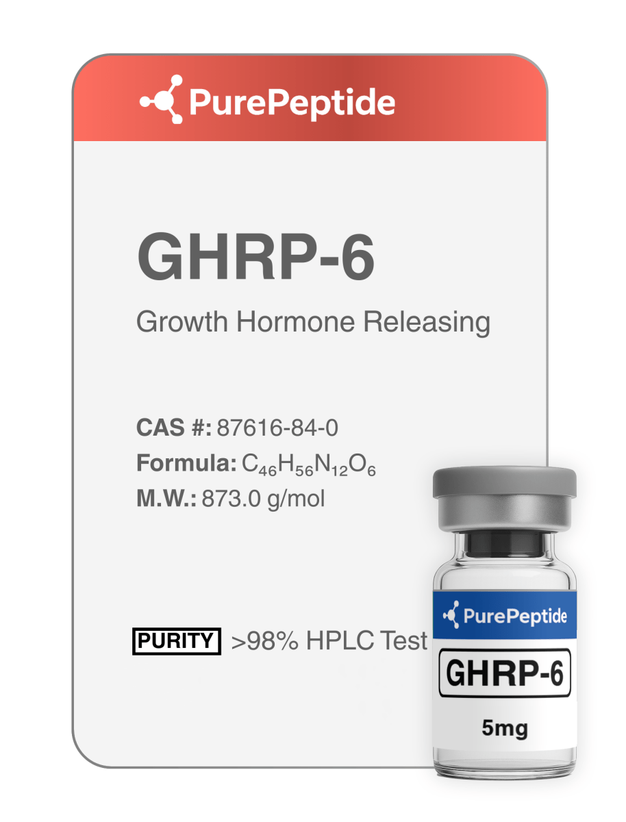 GHRP - 6<br>5mg - PurePeptide